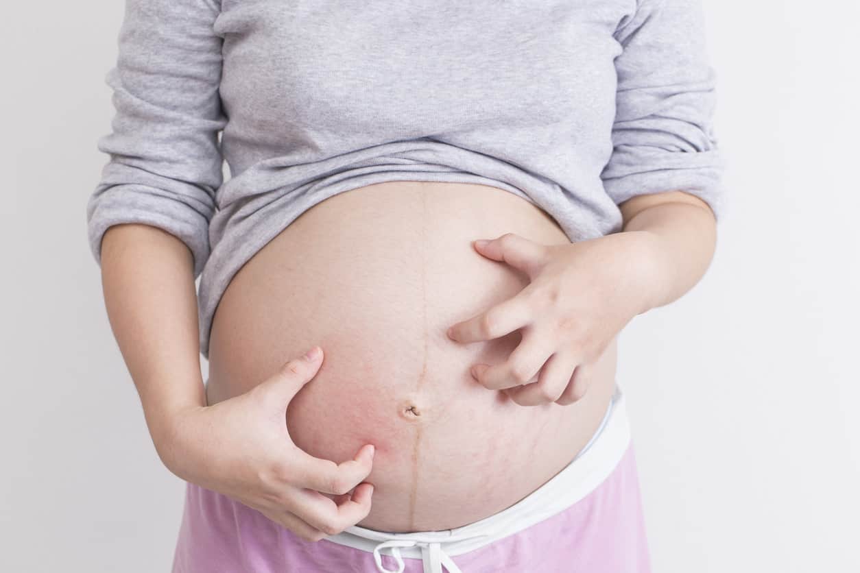 Dicker bauch schwanger wird Aufgeblähter Bauch