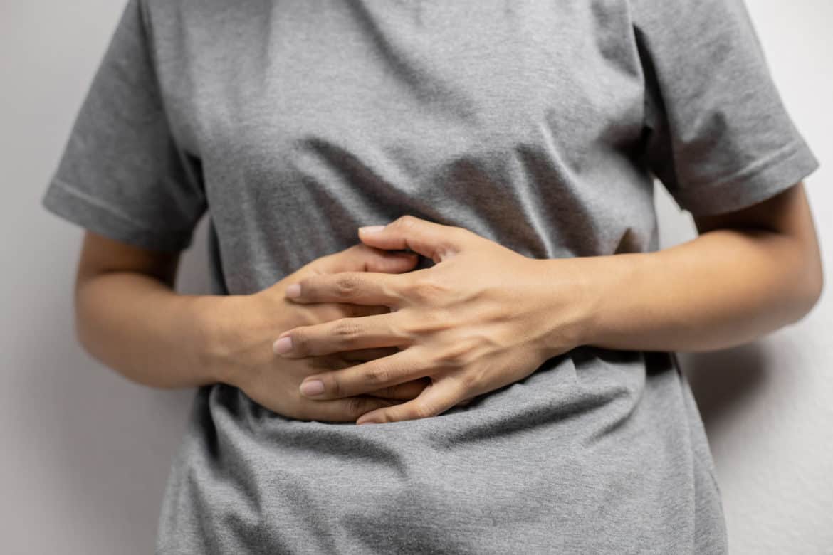 Blähbauch mit viel Luft im Bauch