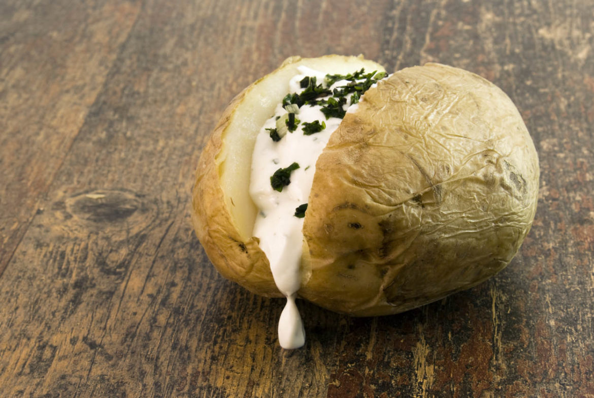 Trennkost Ofenkartoffel mit Quark