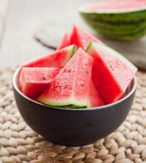 Wassermelone mit Schale
